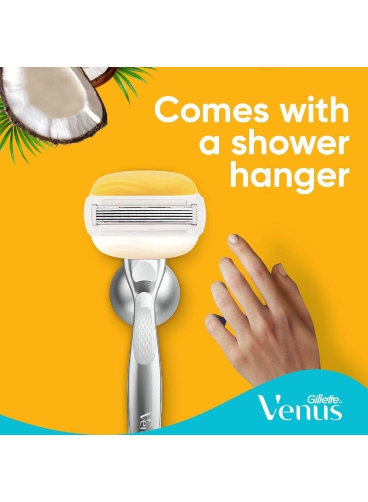 Venus Comfortglide Coconut Scent Olay Moisture Bars for an Effortless Glide - Image 5